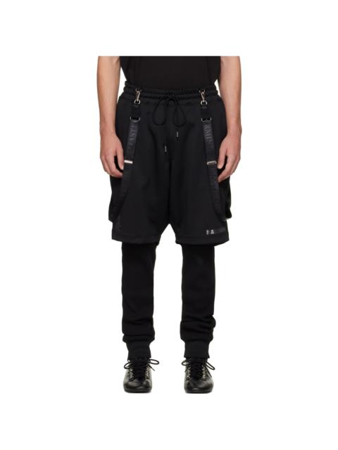 MASTERMIND WORLD Black Layered Trousers