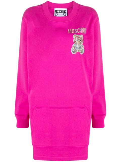 Moschino 테디 Bear-embellished 스웨터 드레스