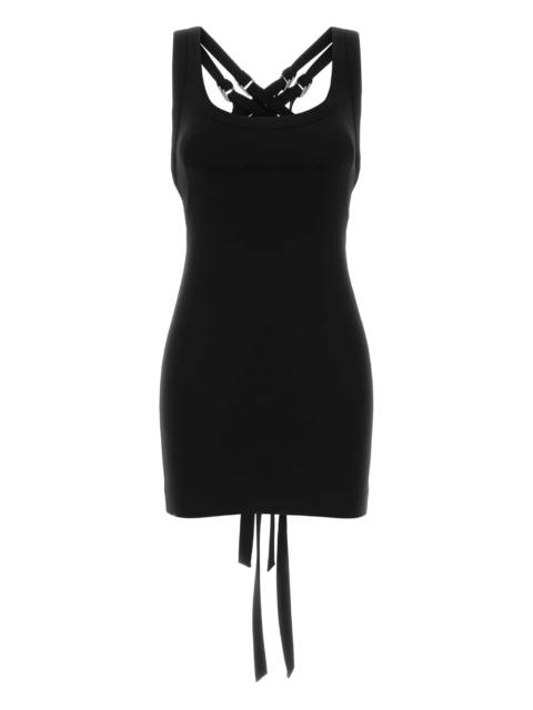 The Attico Crossover-strap Jersey Dress