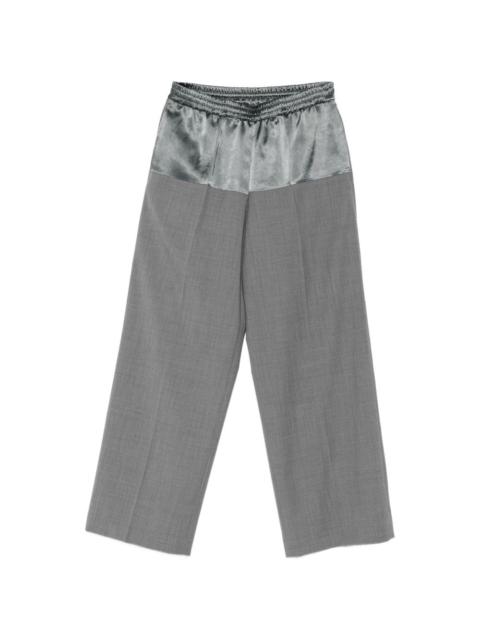 UNDERCOVER panelled elasticated-waist trousers