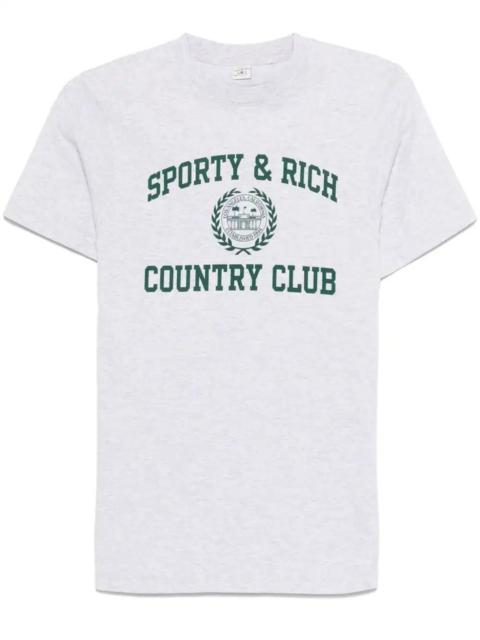 Sporty & Rich Varsity Crest T-shirt