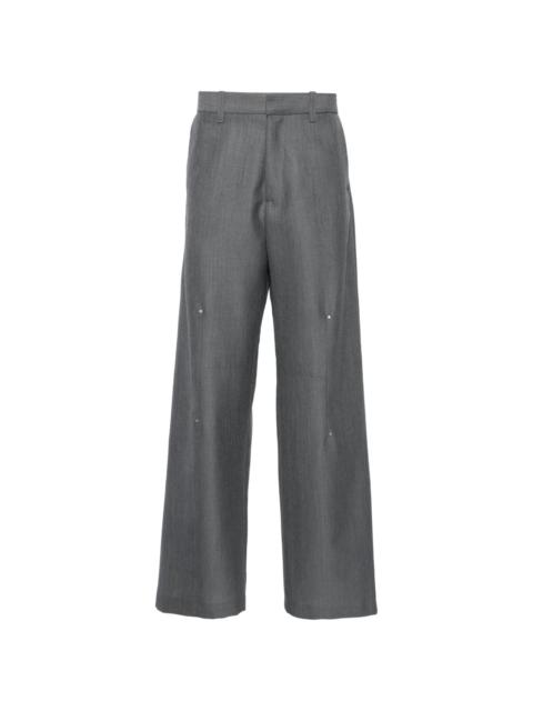 Radial tailored trousers