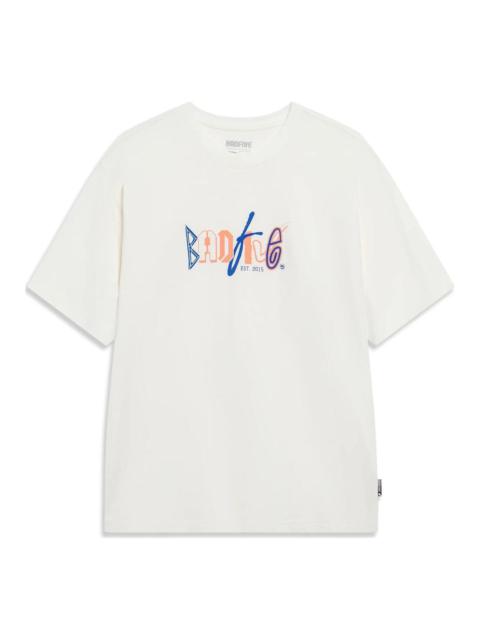 Li-Ning BadFive Logo T-shirt 'White' AHST283-5