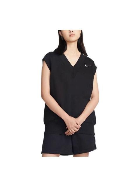 Nike (WMNS) Nike Sportswear Phoenix Fleece Oversized Vest 'Black' DQ6760-010