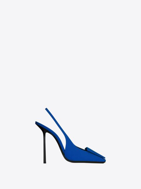 maxine slingback pumps in crepe de chine