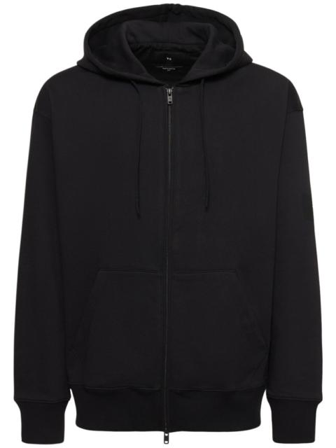 FT organic cotton zip hoodie
