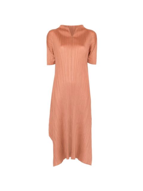 Pleats Please Issey Miyake March pleated midi dress