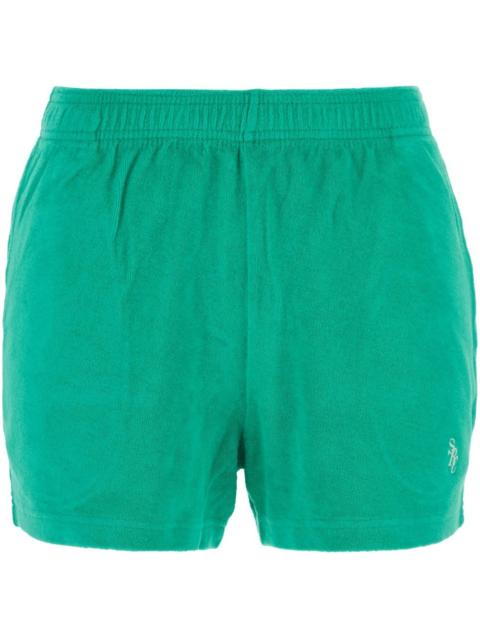 Sporty & Rich SRC velour shorts