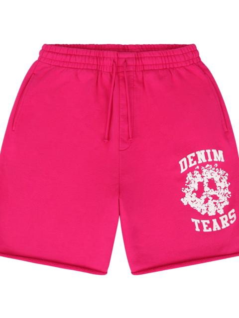 DENIM TEARS Denim University Sweatshorts "Pink White" DT626