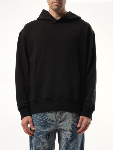 Diesel S-Macs Oval D Hoodie in Black