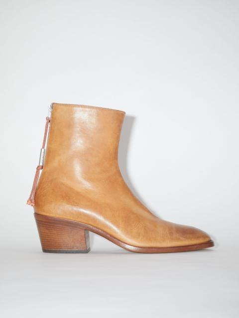 Acne Studios Leather boots - Beige