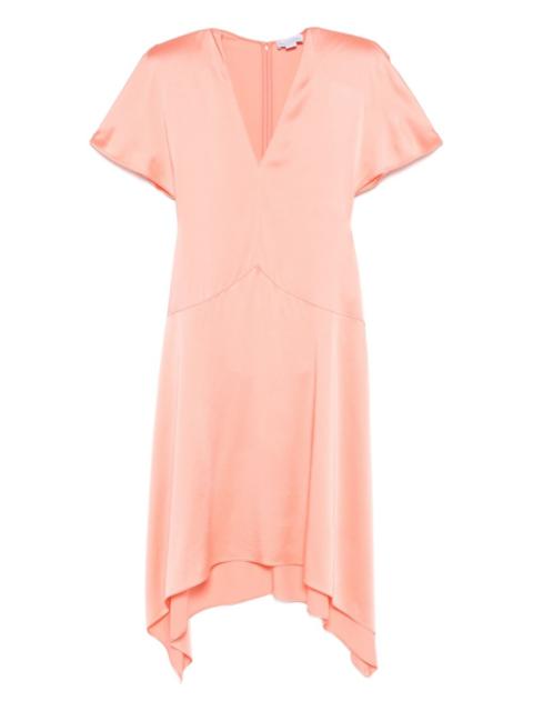 Stella McCartney V-neck asymmetric midi dress