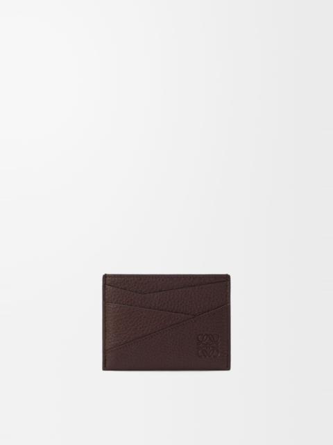 Loewe Puzzle plain cardholder in supple grained calfskin