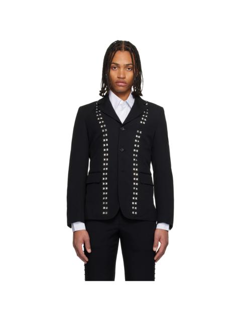 BLACK COMME des GARÇONS Black Studded Blazer