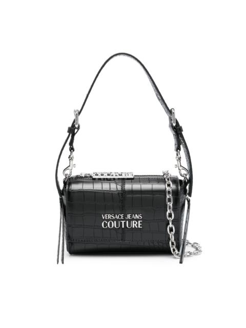 VERSACE JEANS COUTURE crocodile-effect shoulder bag