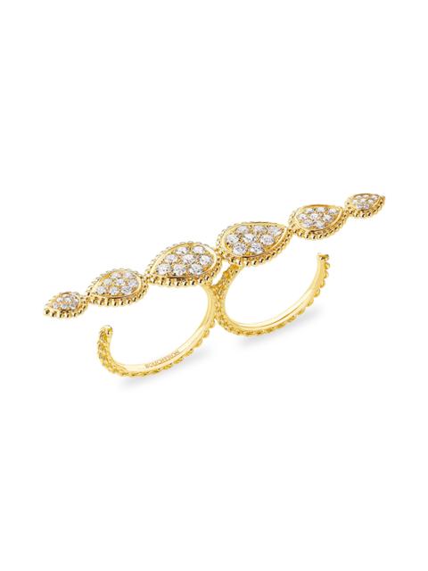 Boucheron Women's Serpent Boheme 18K Yellow Gold & Diamond Ring - Yellow Gold