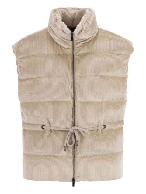 PESERICO drawstring gilet