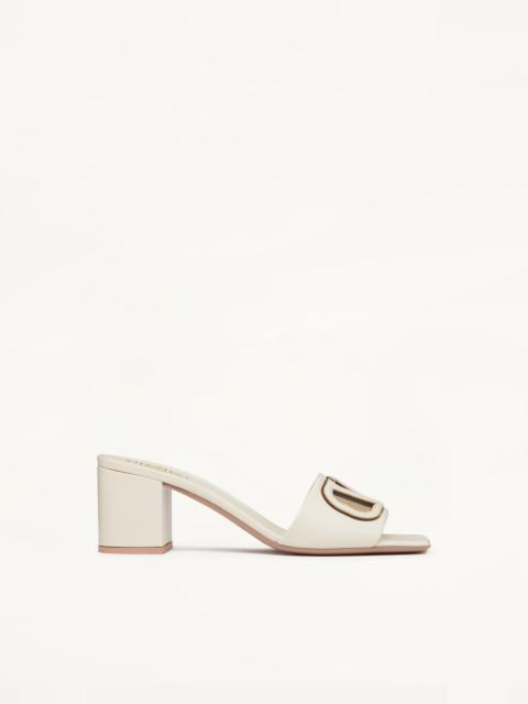 Valentino VLOGO CUT-OUT SLIDE SANDAL IN CALFSKIN 60MM