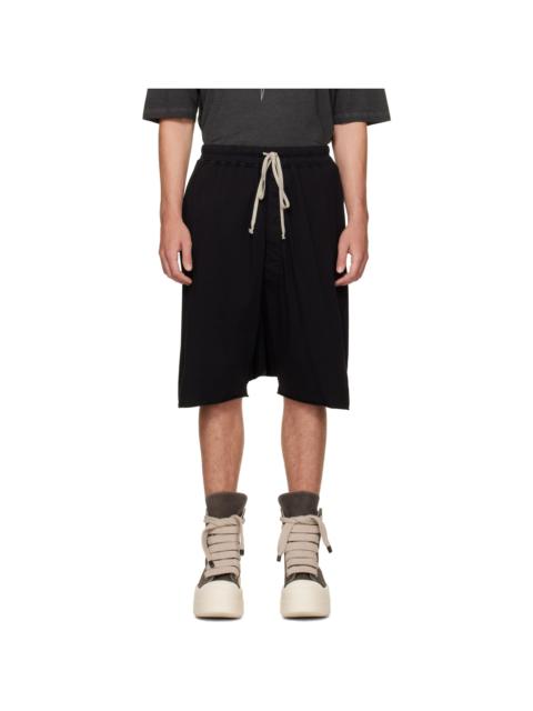 Rick Owens DRKSHDW Black Tower Drawstring Pods Shorts