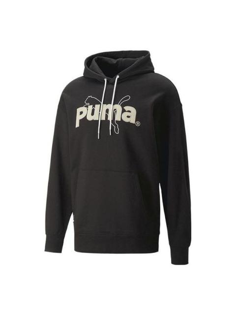 PUMA PUMA Team Graphic Hoodie 'Black' 620631-01