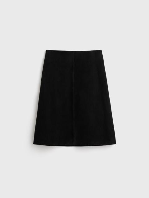 TOTEME Suede skirt black