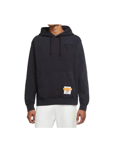 Nike Nike Drip Wash With Print Hoodie 'Washed Black' DC2726-010