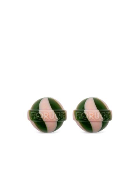 FIORUCCI swirl-pattern clip-on earring