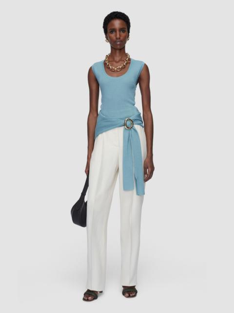 JOSEPH Alaou Linen Blend Knit Vest Top