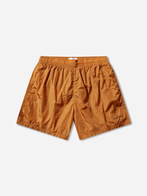 Stone Island Men's Nylon Metal Swim Shorts Orange