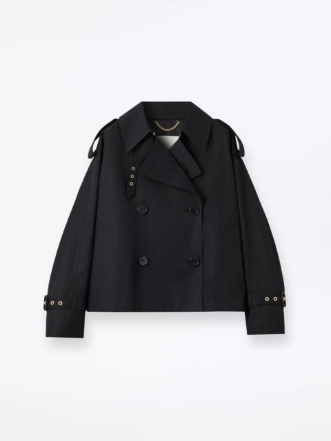 Mackintosh Eyemouth Gabardine Double Breasted Short Trench Coat