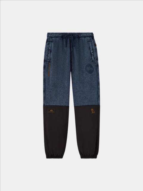 ALPHA INDUSTRIES OVO X ALPHA GARMENT DYE FLEECE PANTS