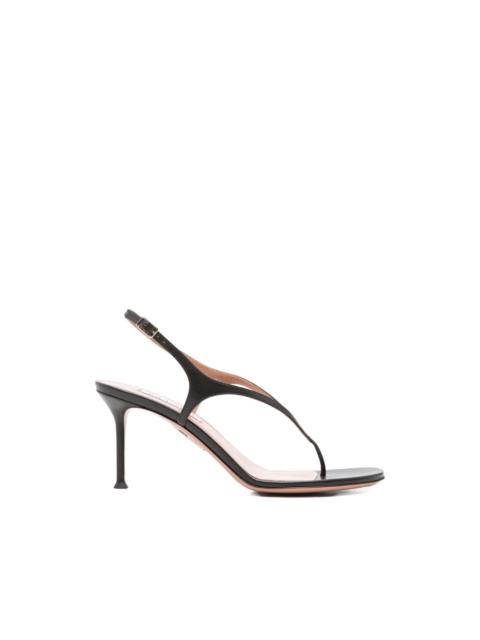 AQUAZZURA Bikini Thong leather sandals