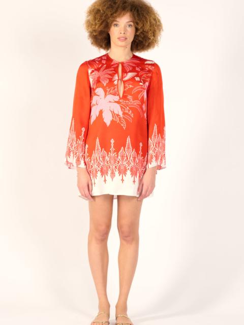 Poupette St Barth Mini Dress Gia - Coral Canopy