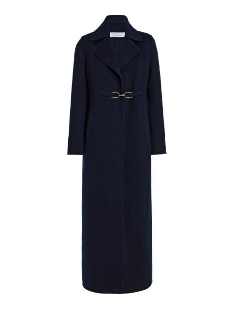 Dee Coat in Dark Navy Double-face Cashmere