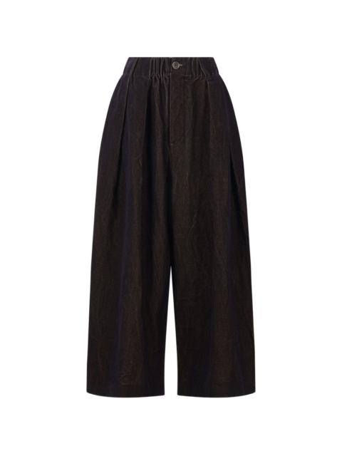 UMA WANG Foster button pleated palazzo pants