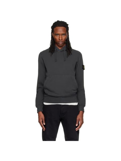 Stone Island Gray 6100062 Organic Cotton Hoodie