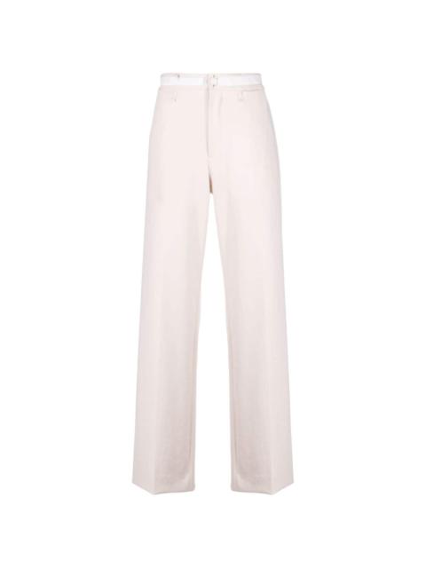 MM6 Maison Margiela straight-leg cotton trousers