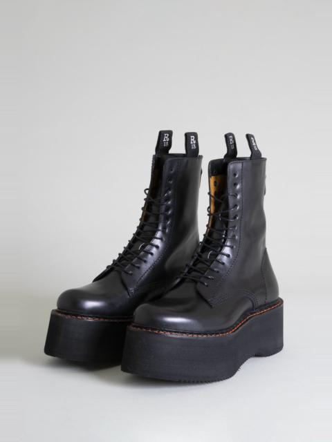 R13 Double Stack Boot - Black | R13 Denim Official Site