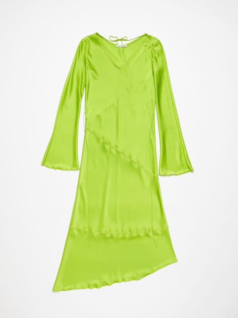 Acne Studios Satin long dress - Bright Green