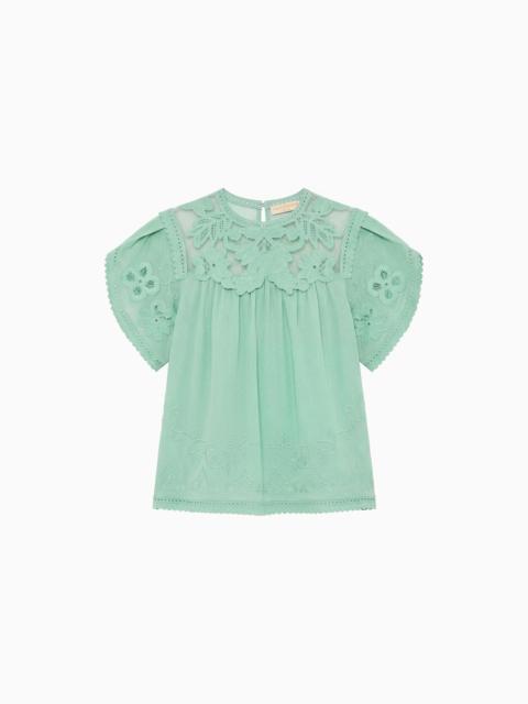 ULLA JOHNSON Alma Silk Top