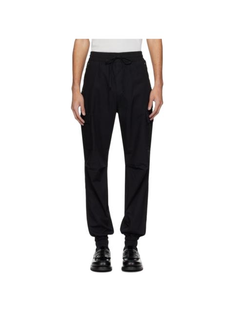 Black Jogger Cargo Pants