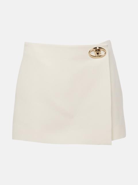 Crepe Couture low-rise skort