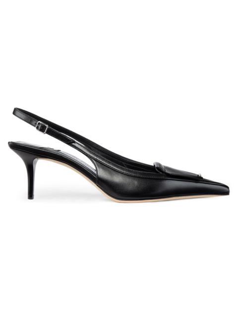 JIMMY CHOO Women's Frances 60MM Studded Leather Pumps - Black