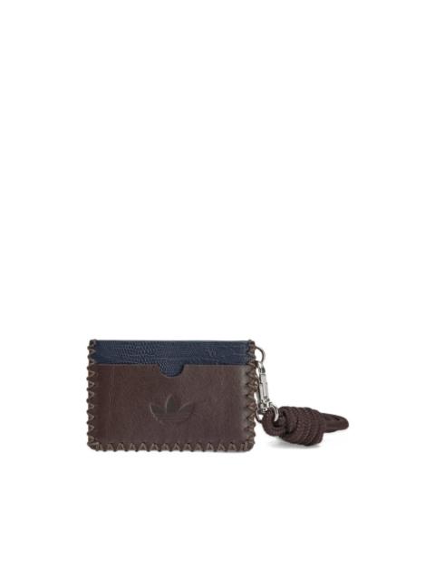 WALES BONNER x Adidas whipstitch-trim card holder