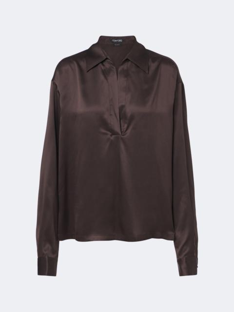TOM FORD Silk satin blouse