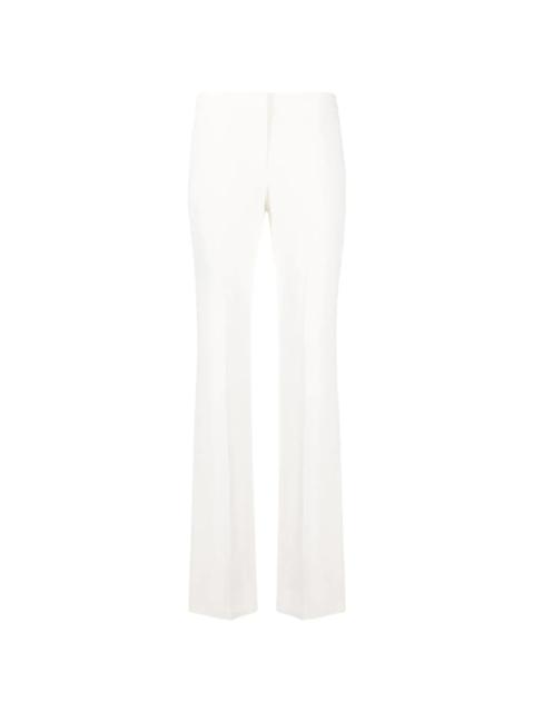 Alexander McQueen leaf-crepe long cigarette trousers