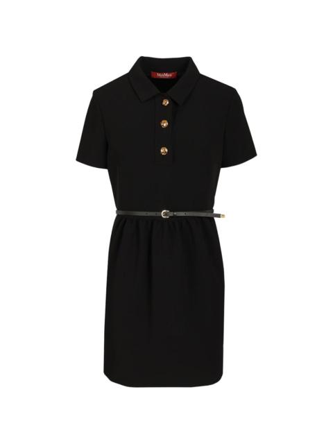 Max Mara button-embellishment mini dress
