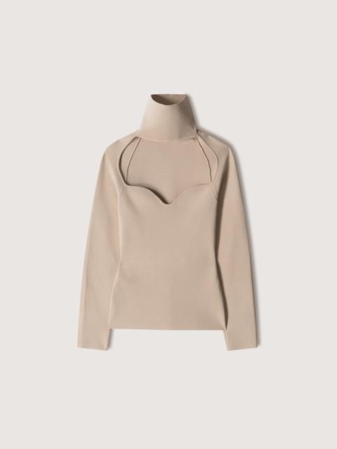 Nanushka Cut-Out Knit Top