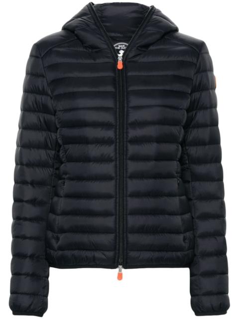 Save The Duck logo-patch padded jacket