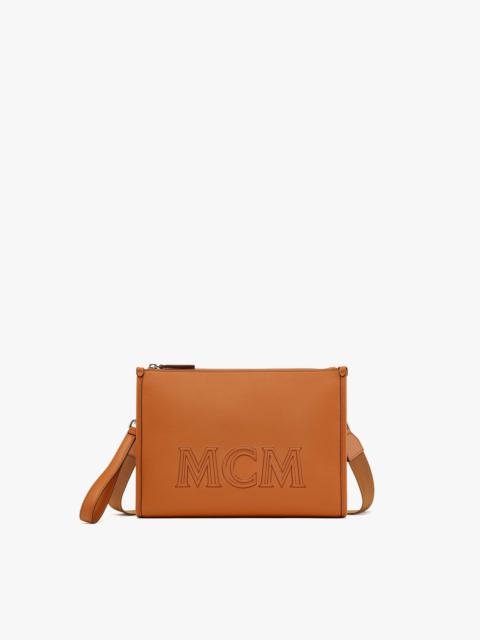 MCM Aren Crossbody Pouch in Spanish Calf Leather